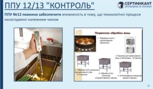 Програма-передумова системи HACCP щодо контролю повинна забезпечити впевненість в тому, що технологічні процеси налагоджені належним чином.- СЕРТИФІКАНТ